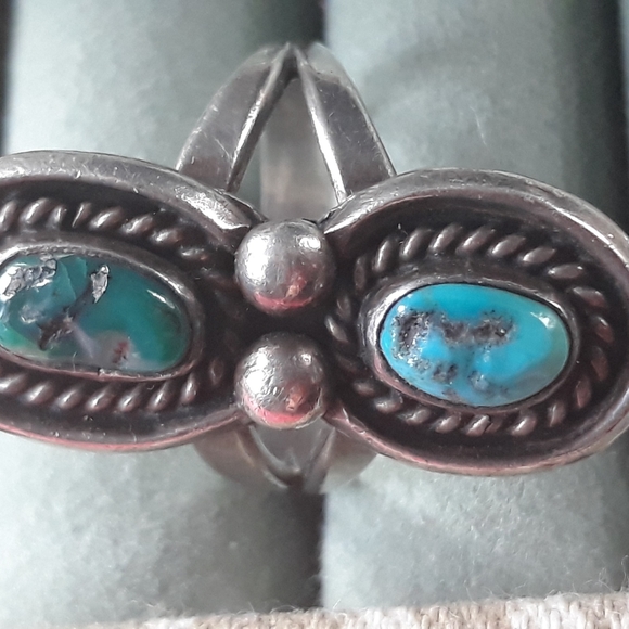 ❤ NATIVE AMERICANO STERLING SILVER RING - Picture 13 of 16